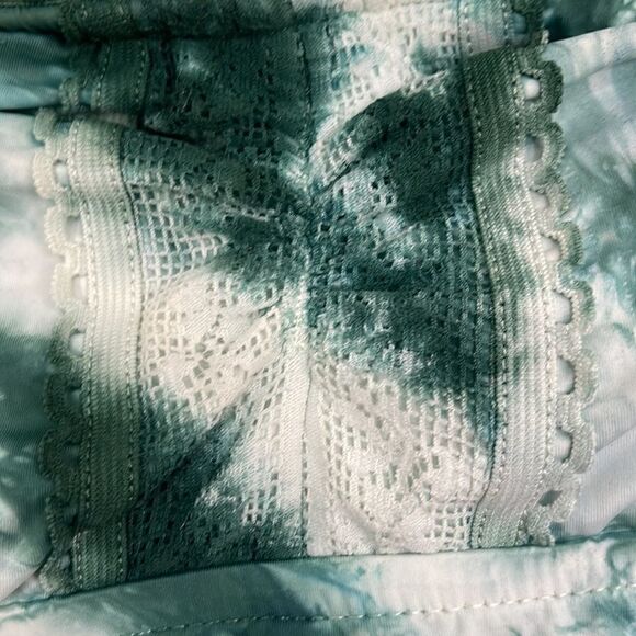 5. Lucky Brand Samba Sea Tankini Bikini Top - Sea Salt. Tie dye Small - Picture 4 of 6